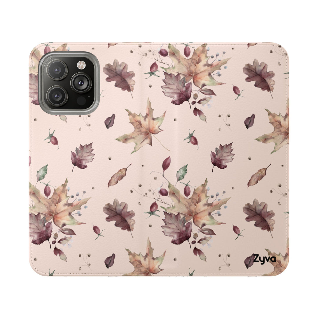 Crimson Crunch Phone Folio Case