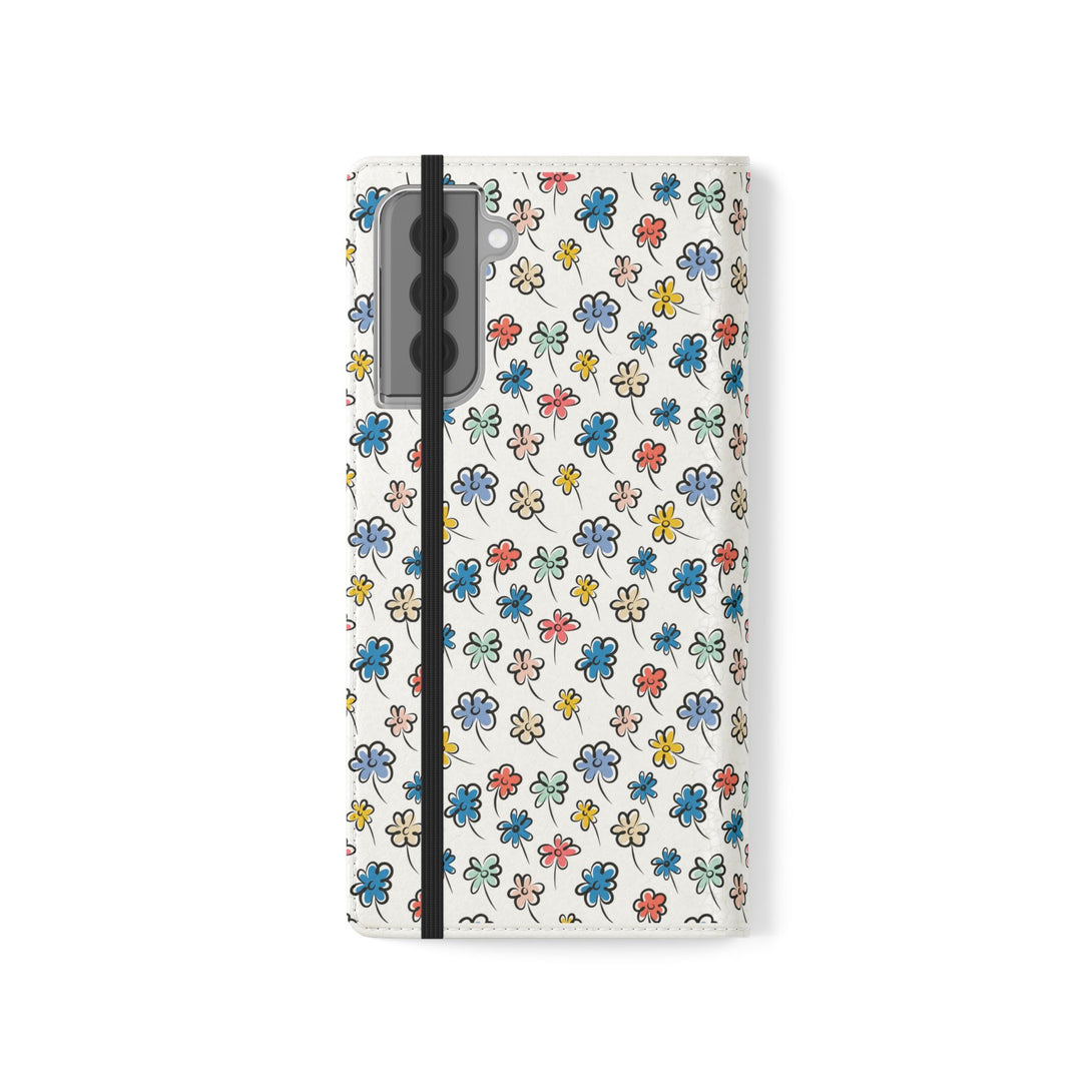 Sunny Scribbles Phone Folio Case