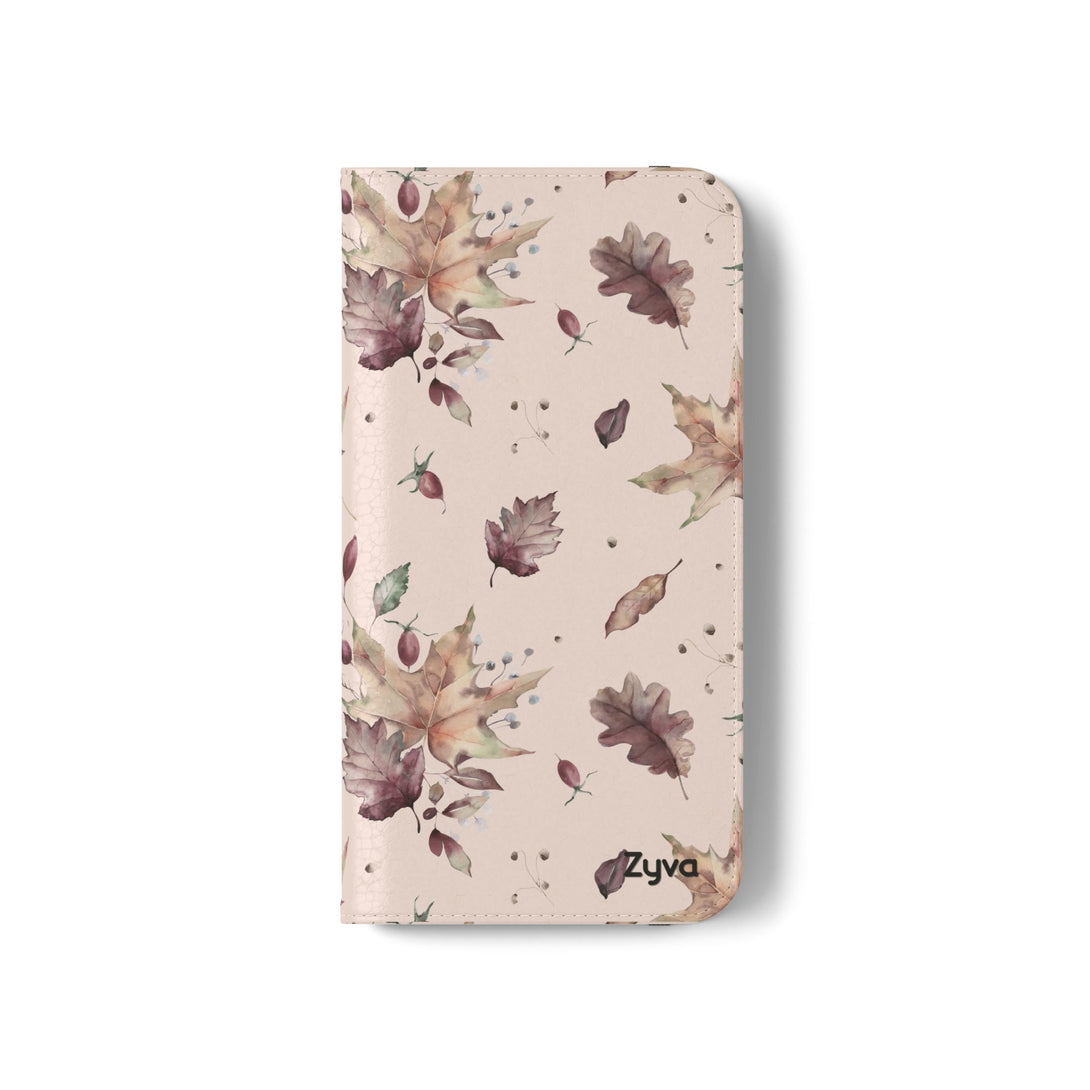 Crimson Crunch Phone Folio Case