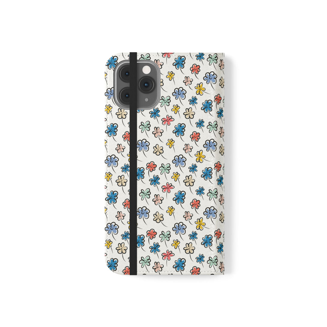 Sunny Scribbles Phone Folio Case