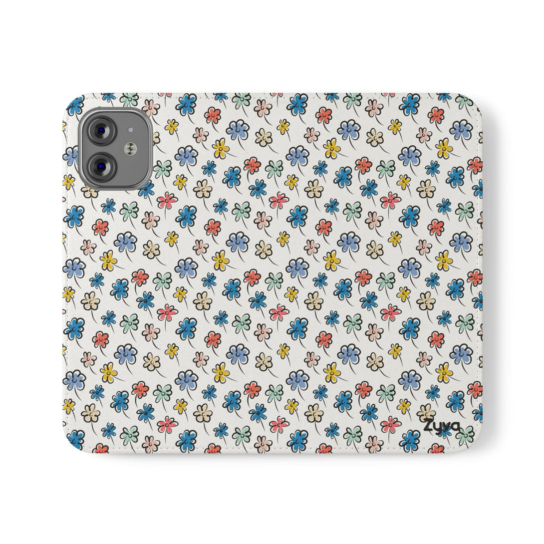 Sunny Scribbles Phone Folio Case