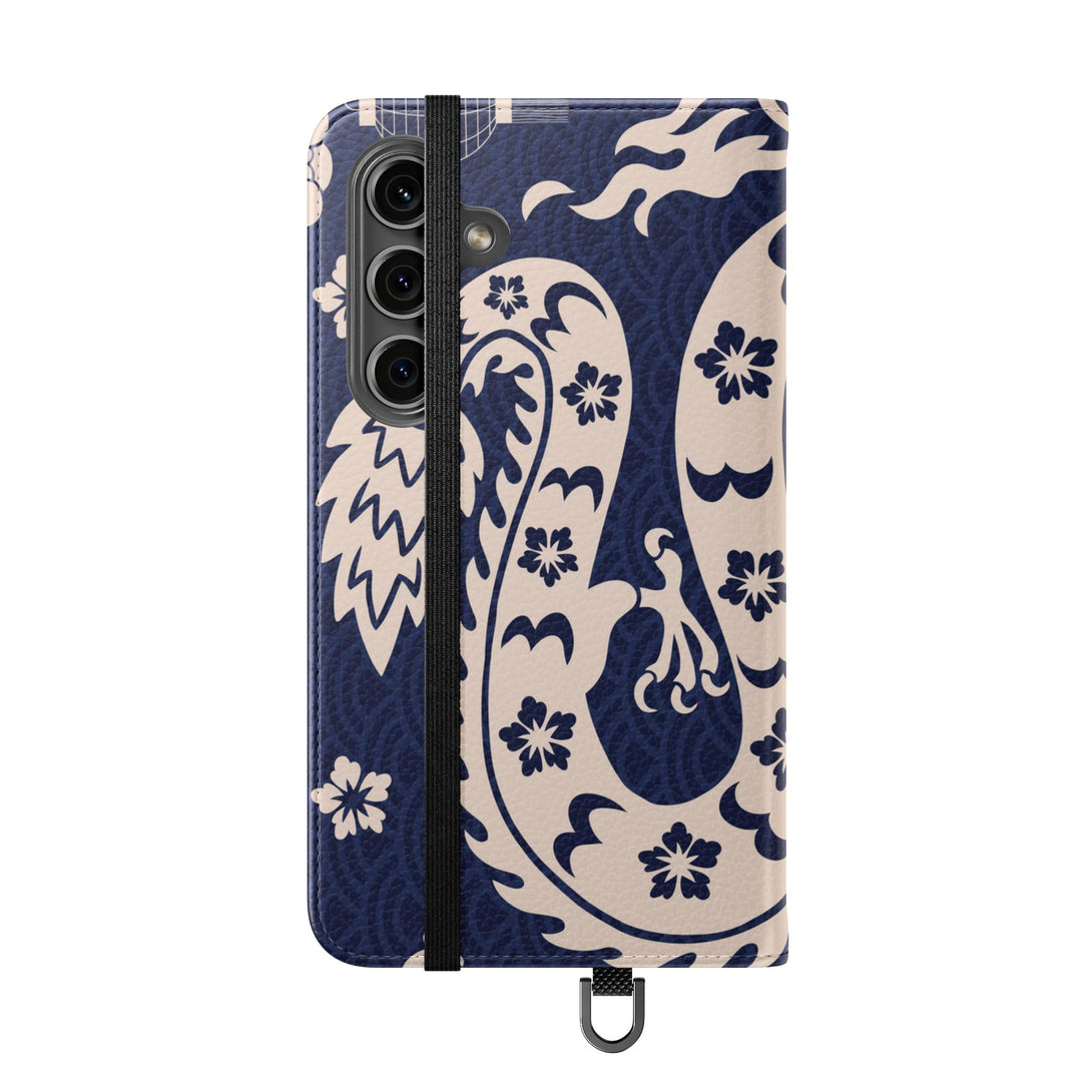 Sakura Serpent Phone Folio Case