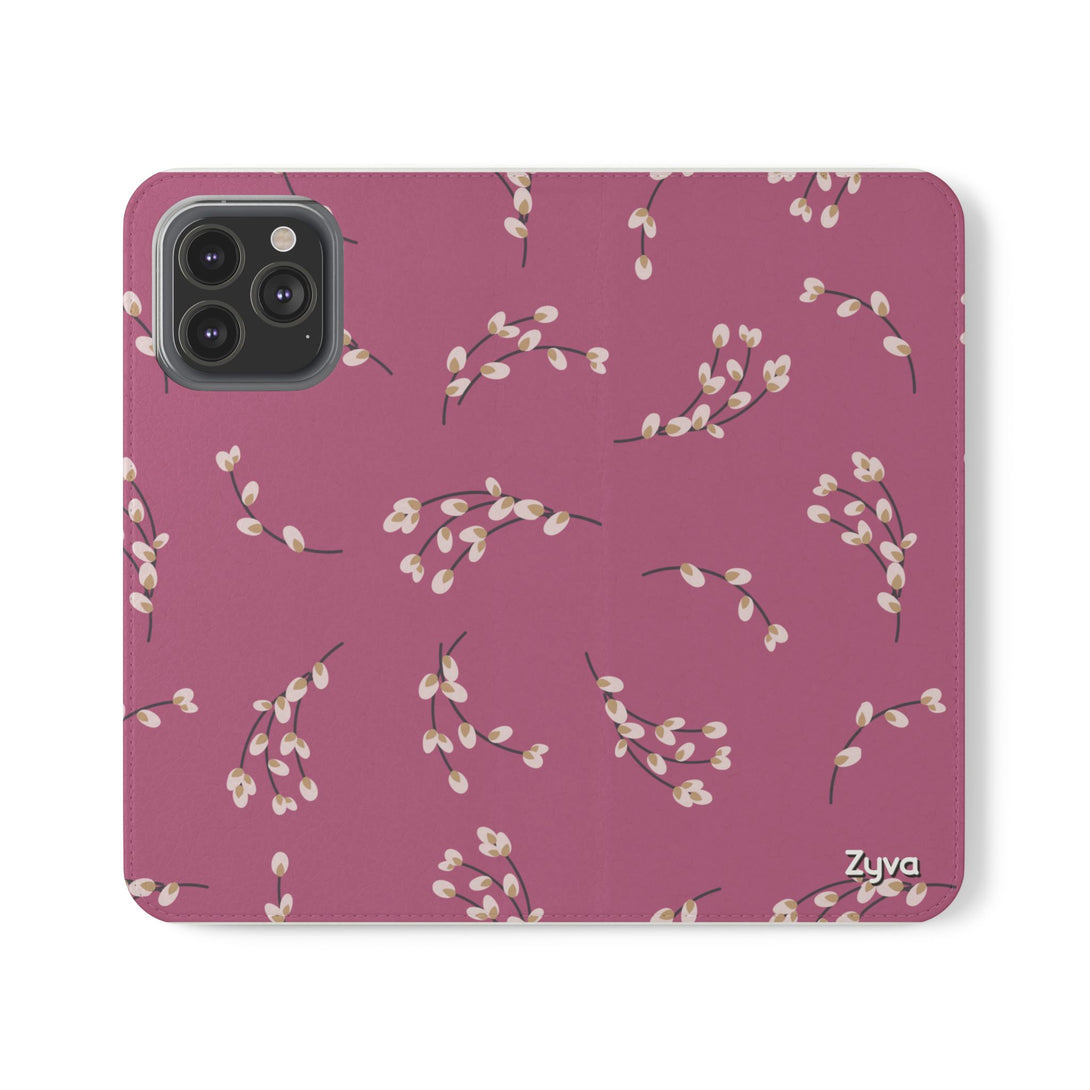 Blush Bloom Phone Folio Case