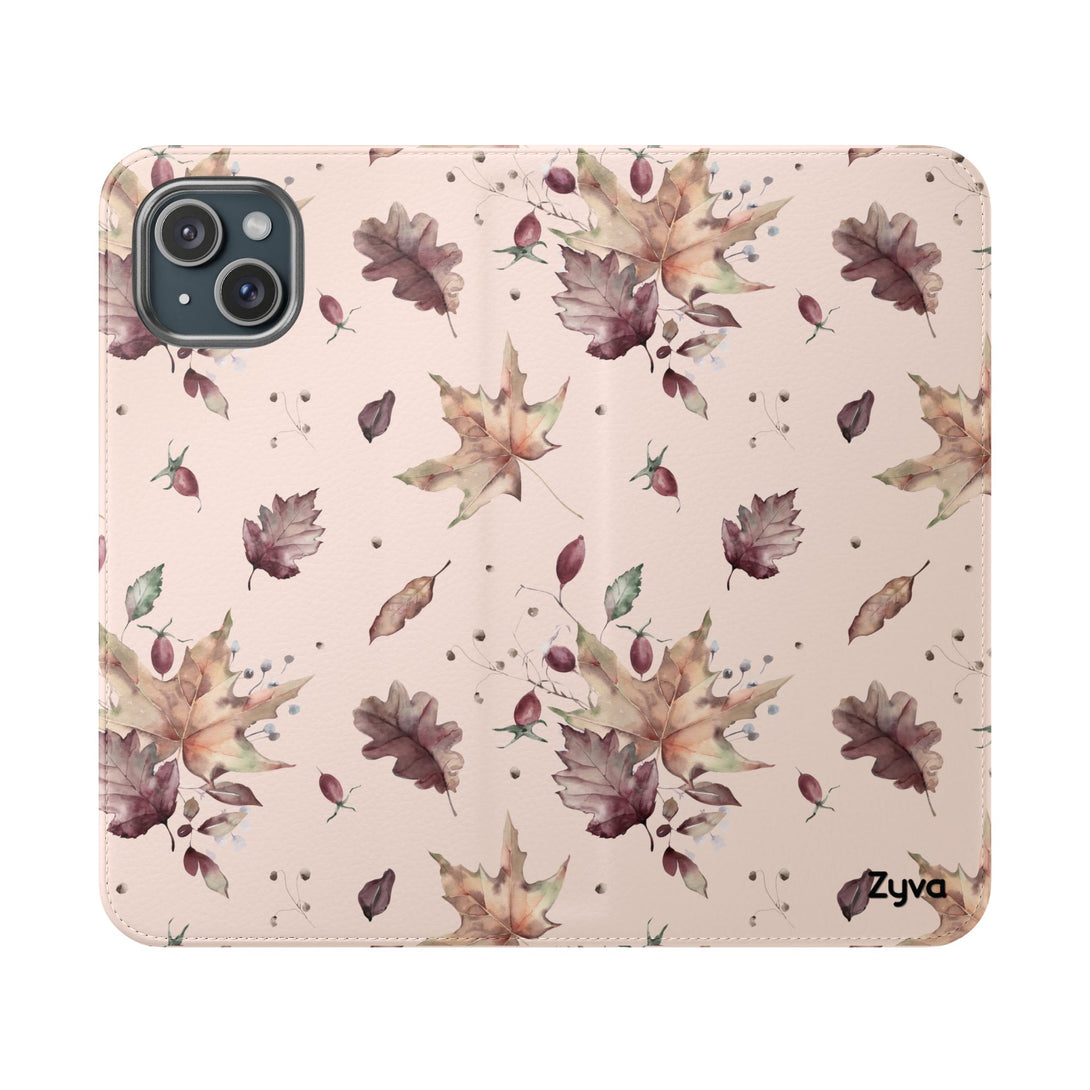 Crimson Crunch Phone Folio Case