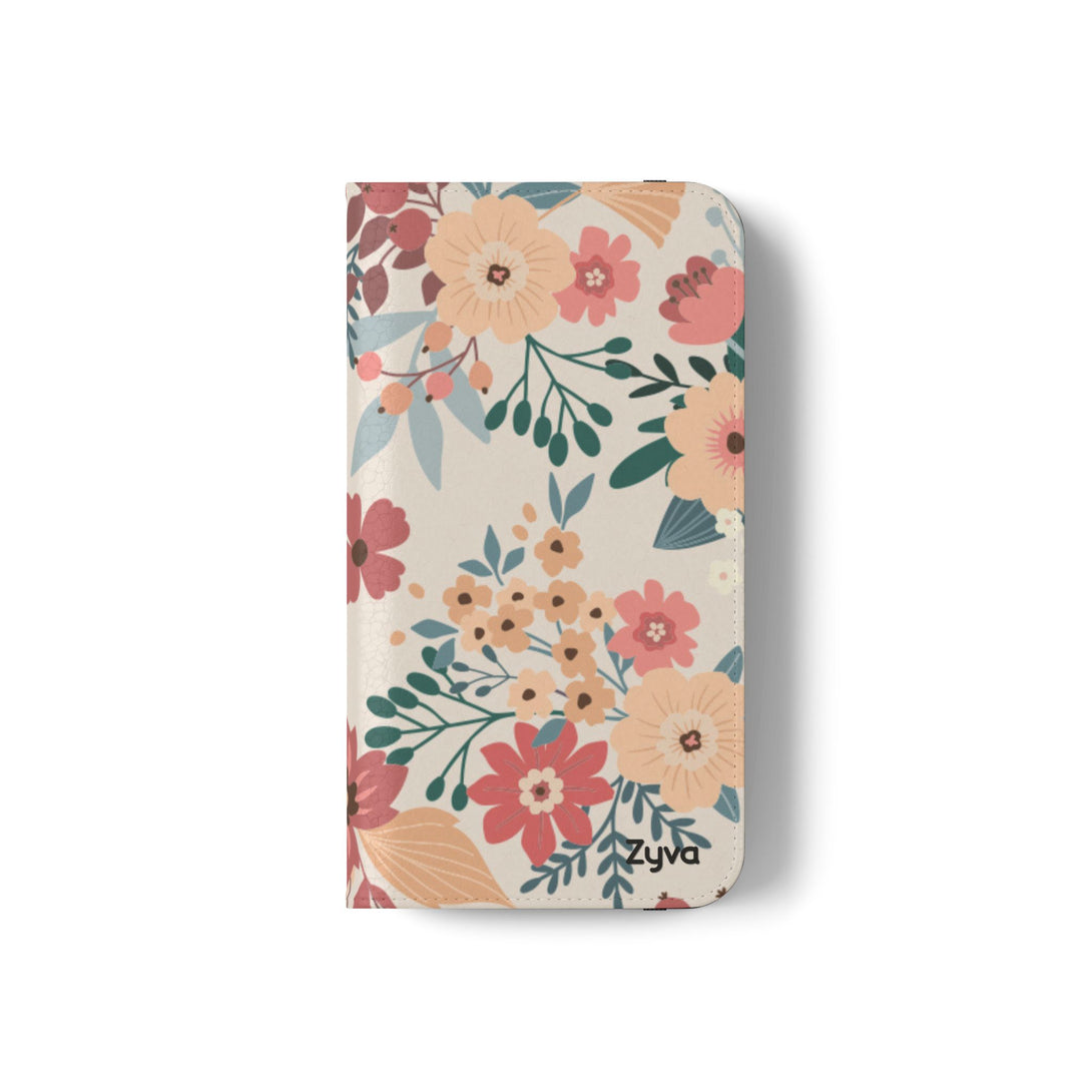 Vintage Bloom Phone Folio Case