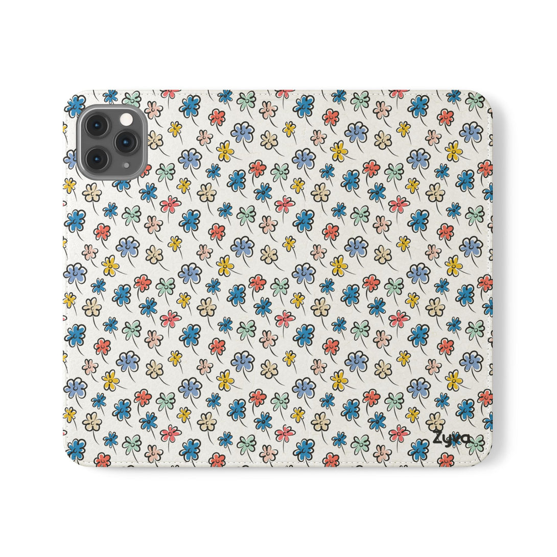 Sunny Scribbles Phone Folio Case