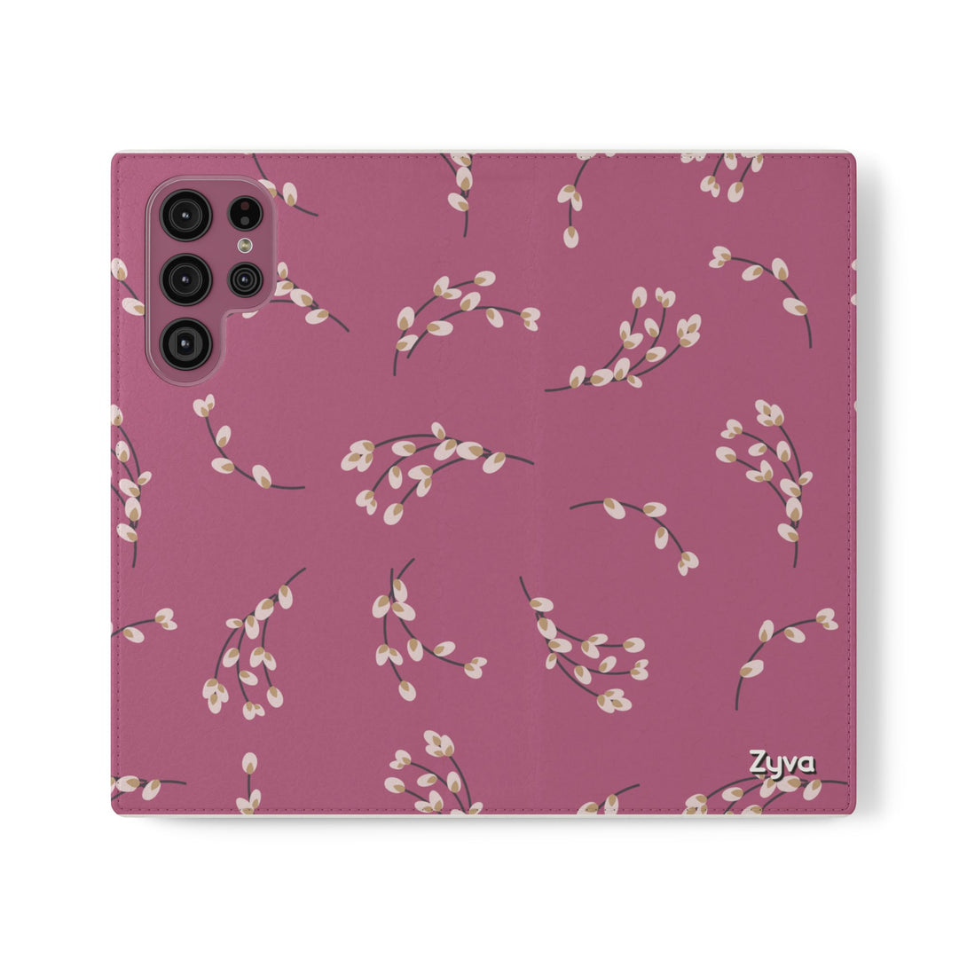 Blush Bloom Phone Folio Case