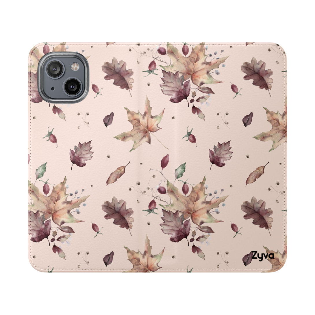 Crimson Crunch Phone Folio Case