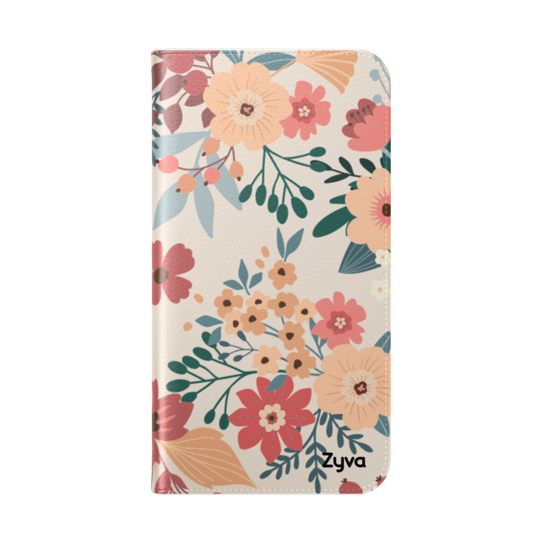 Vintage Bloom Phone Folio Case