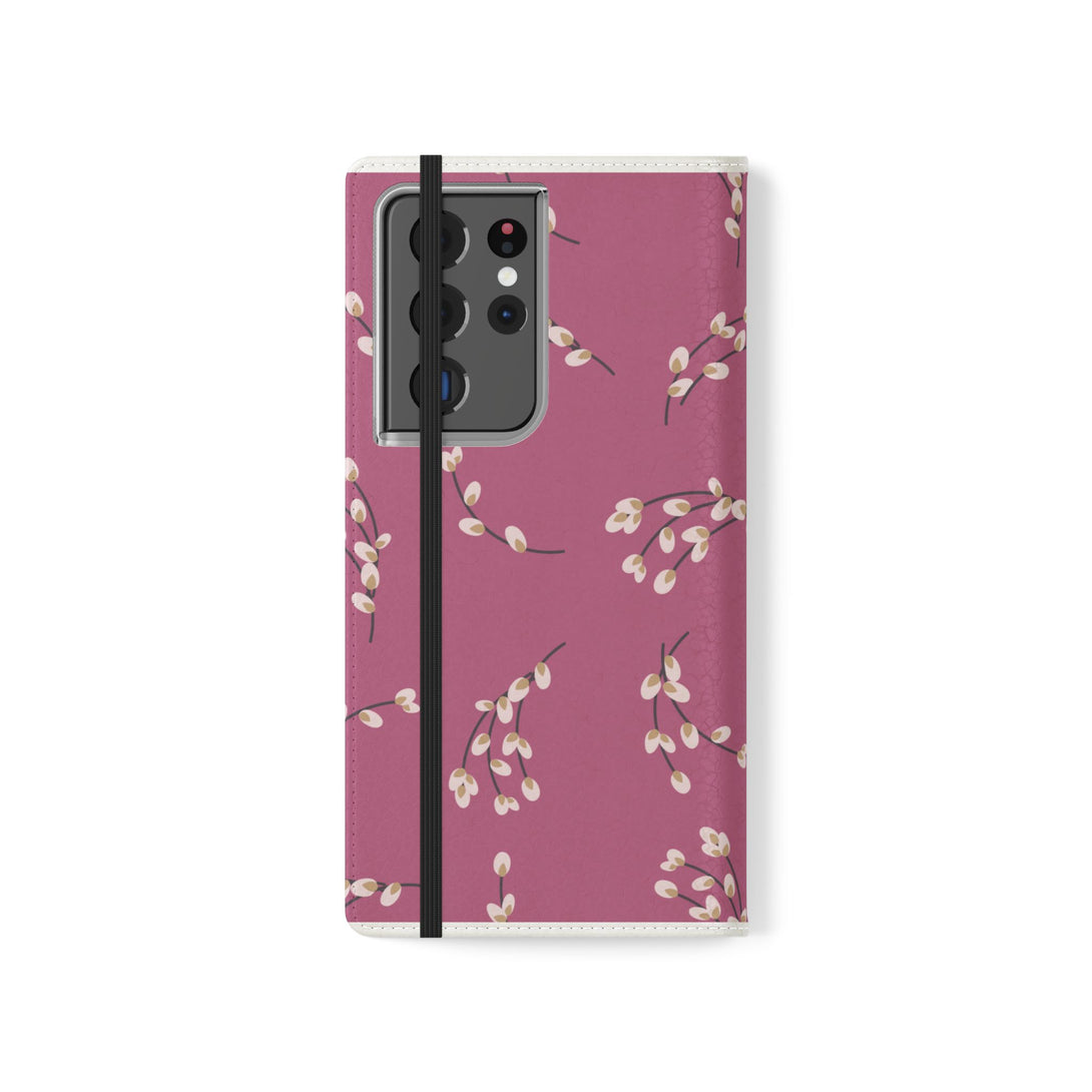 Blush Bloom Phone Folio Case