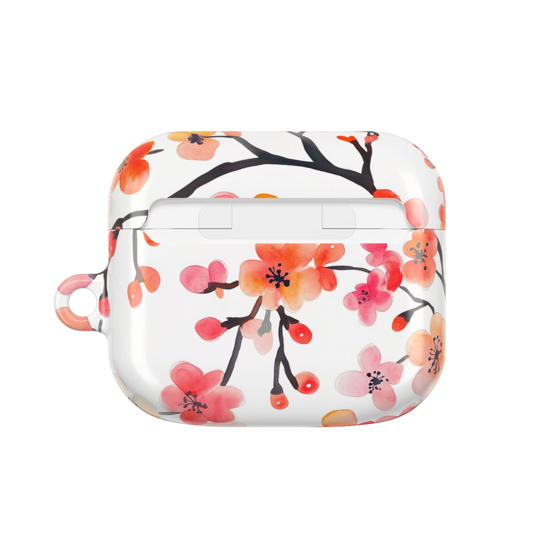 Red Florals AirPod Case