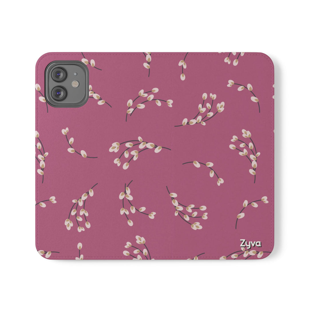 Blush Bloom Phone Folio Case