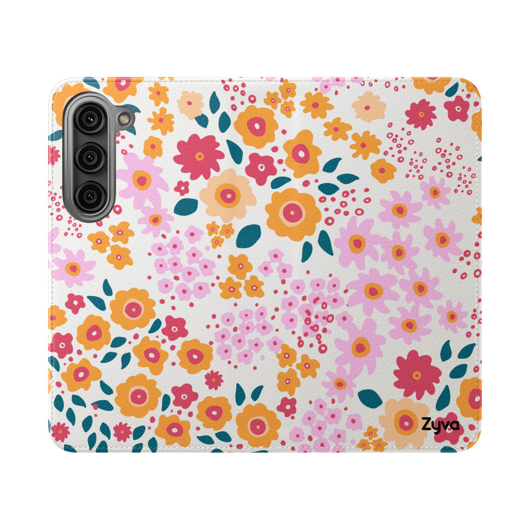Floral Confetti Phone Folio Case