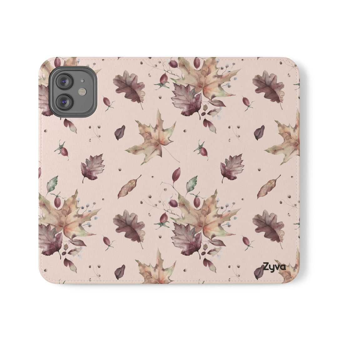 Crimson Crunch Phone Folio Case