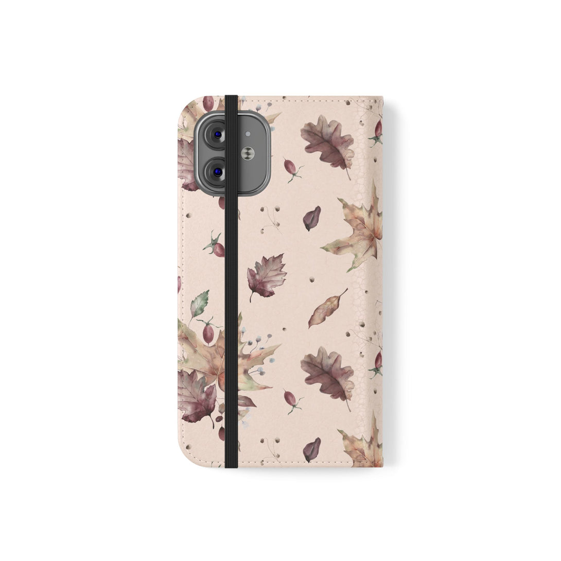 Crimson Crunch Phone Folio Case