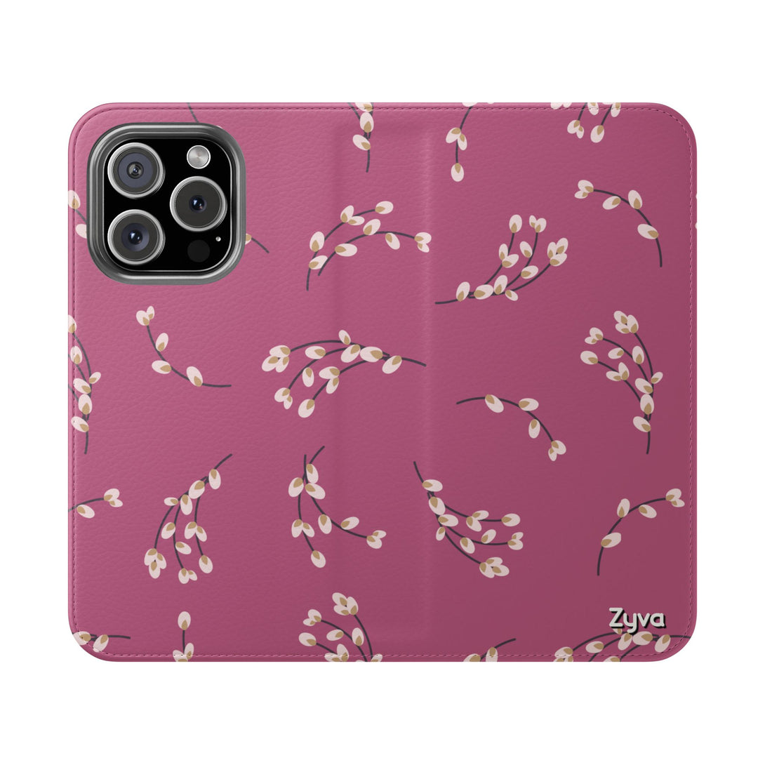 Blush Bloom Phone Folio Case