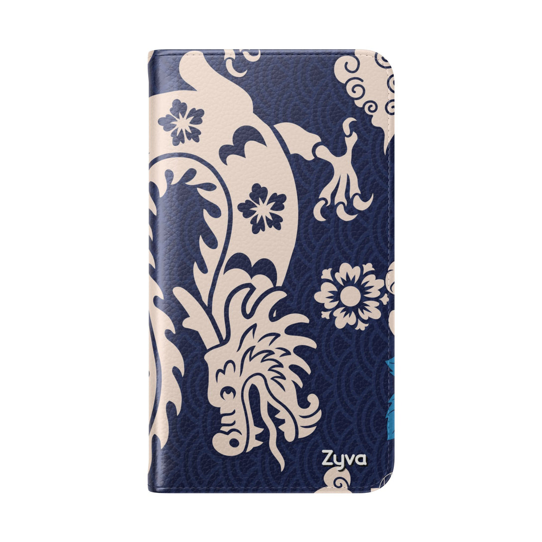Sakura Serpent Phone Folio Case