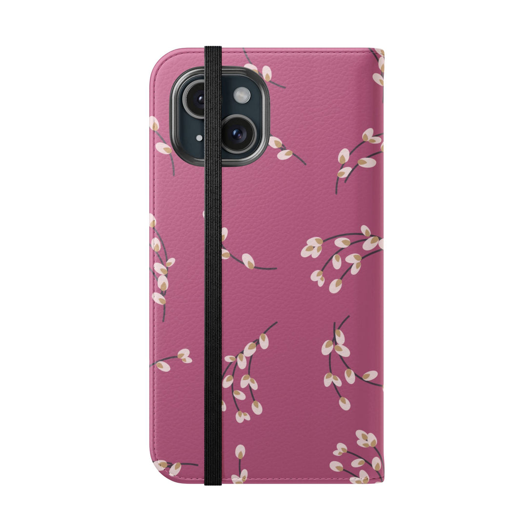 Blush Bloom Phone Folio Case