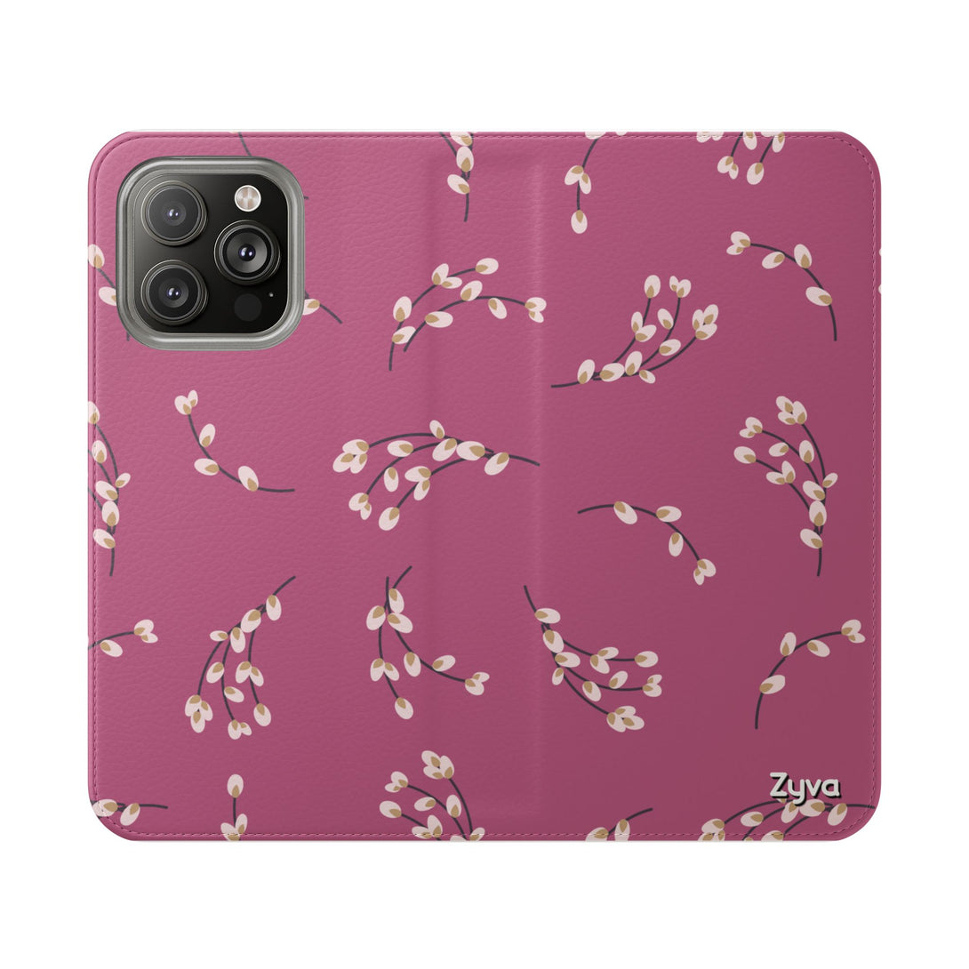 Blush Bloom Phone Folio Case