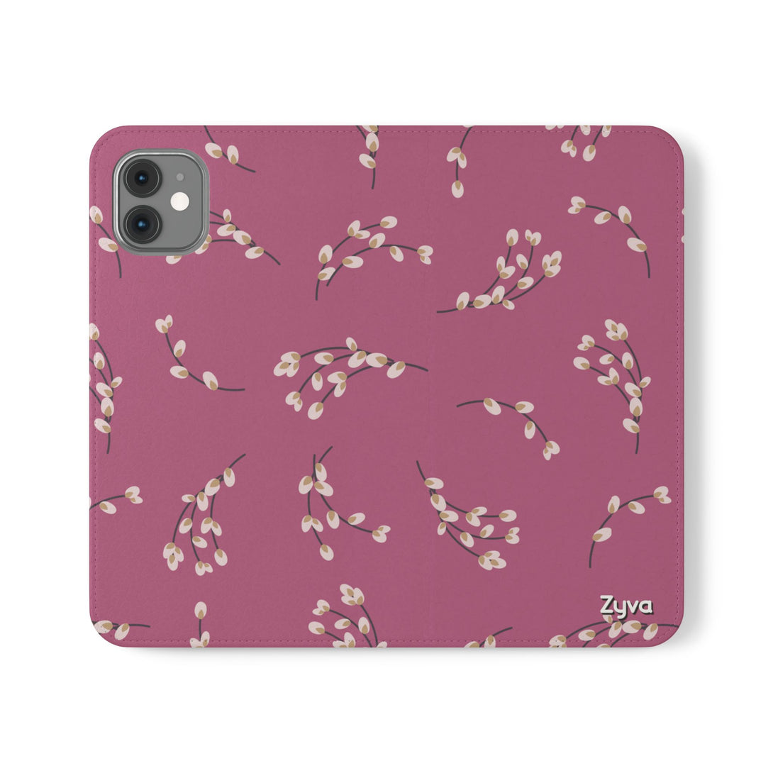 Blush Bloom Phone Folio Case