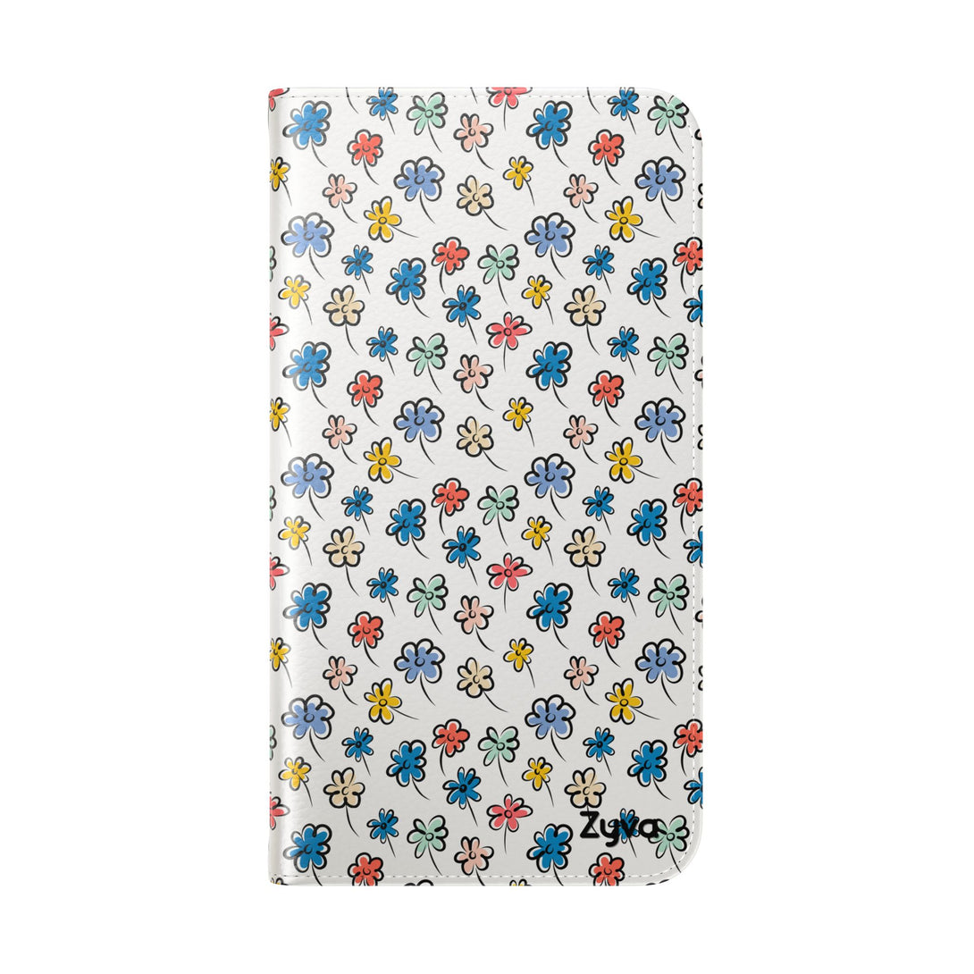 Sunny Scribbles Phone Folio Case