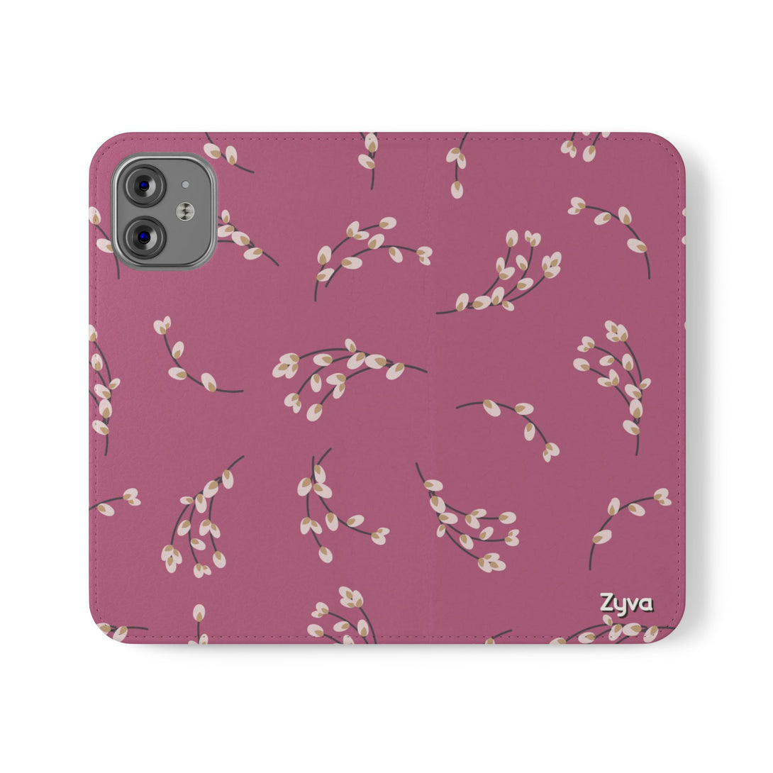 Blush Bloom Phone Folio Case