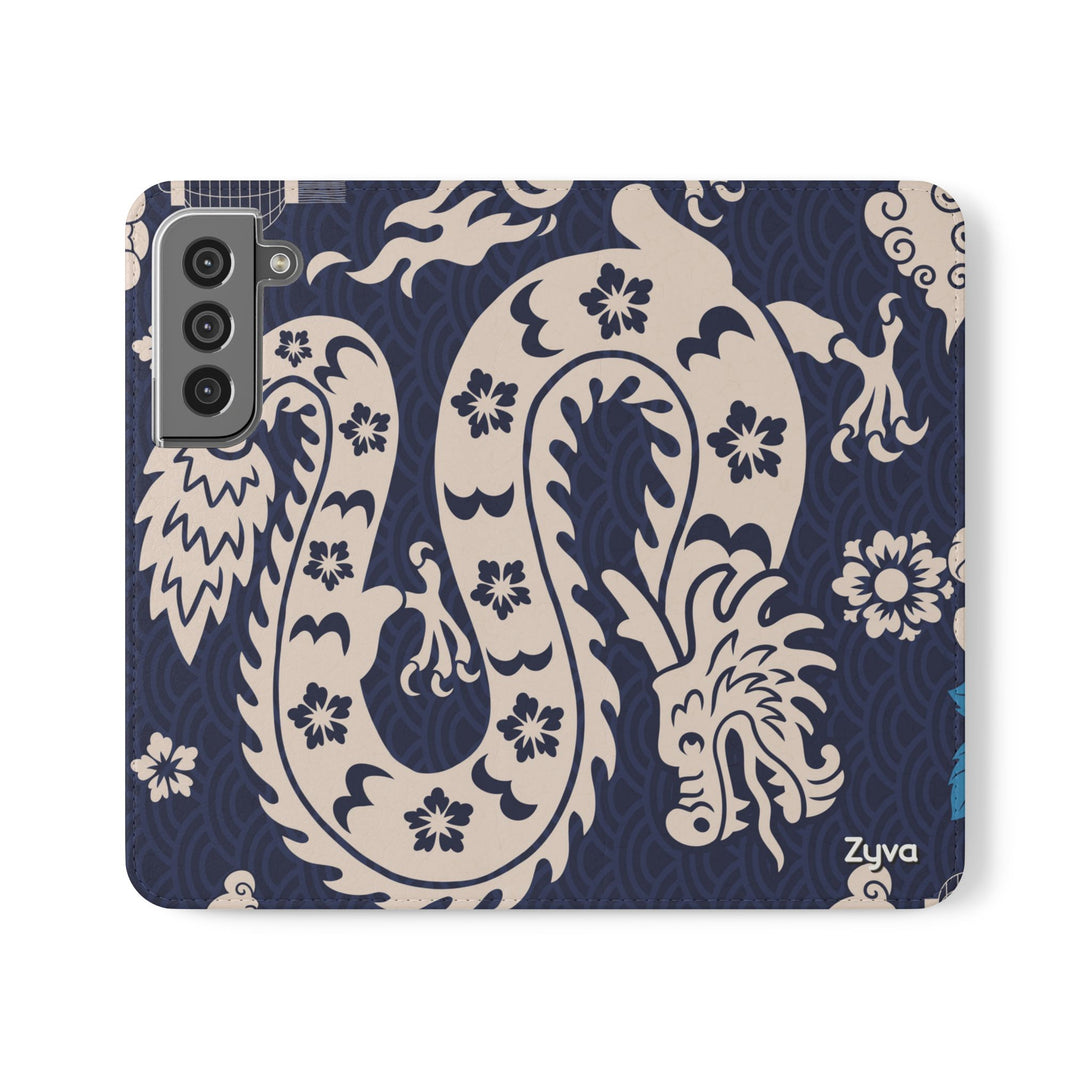 Sakura Serpent Phone Folio Case