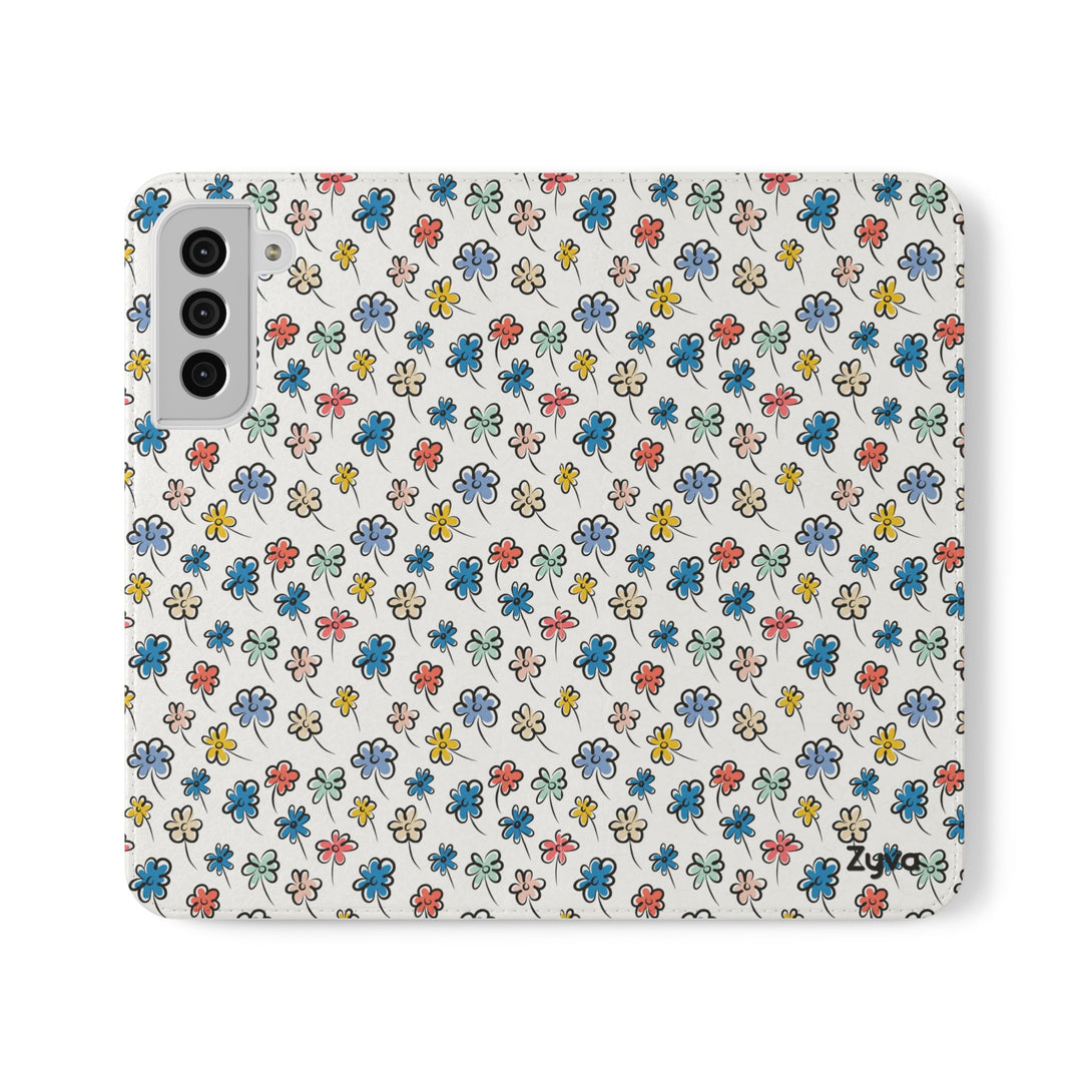 Sunny Scribbles Phone Folio Case