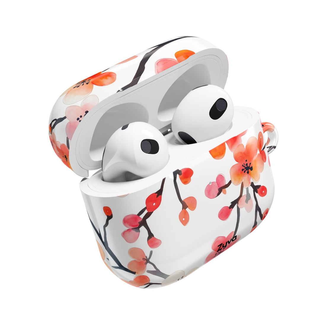 Red Florals AirPod Case