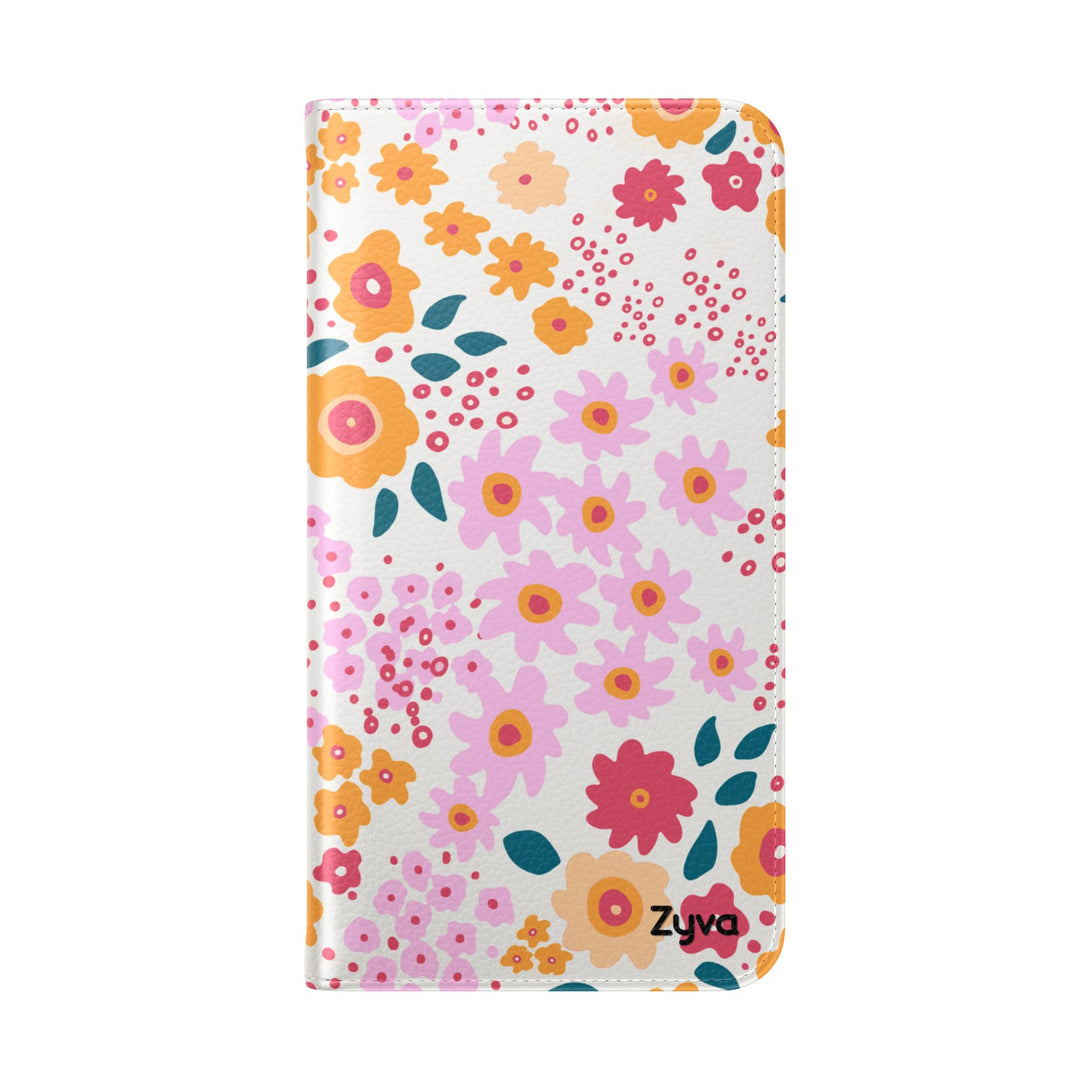 Floral Confetti Phone Folio Case