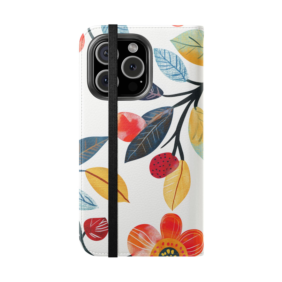 Midnight Tropic Phone Folio Case