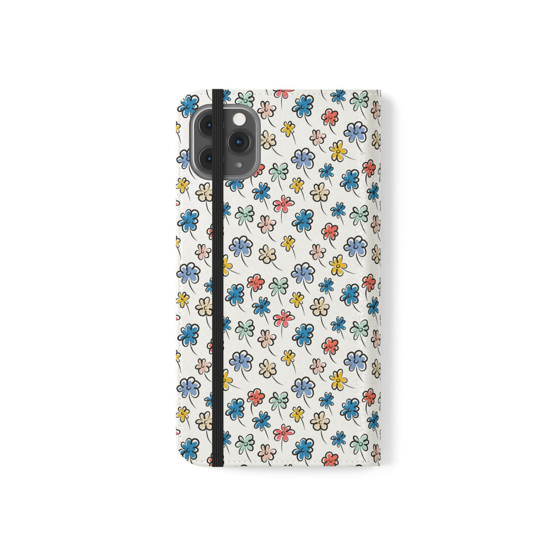 Sunny Scribbles Phone Folio Case