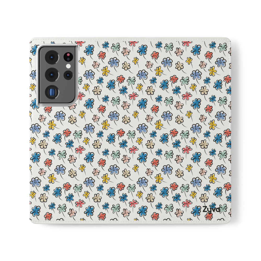 Sunny Scribbles Phone Folio Case