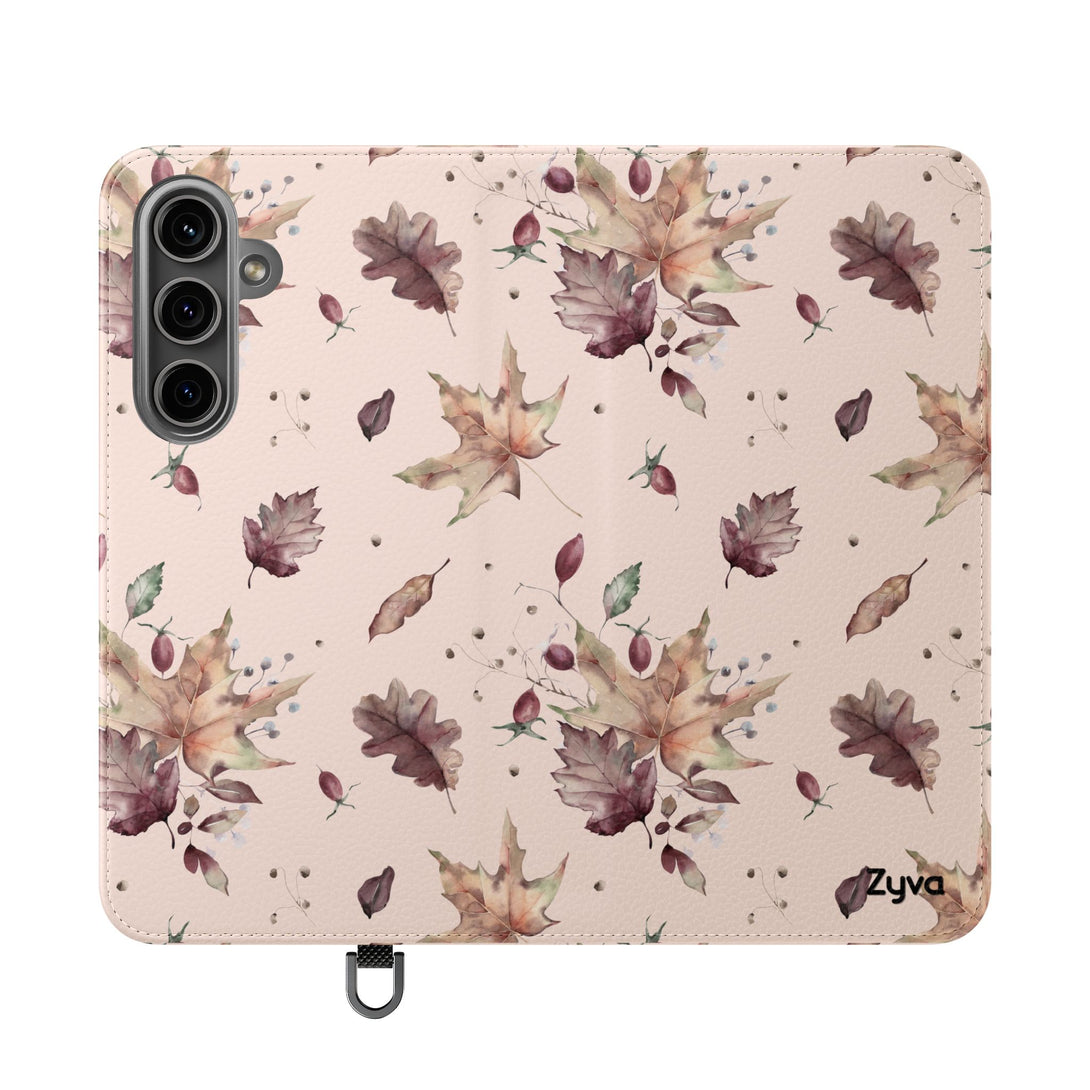 Crimson Crunch Phone Folio Case