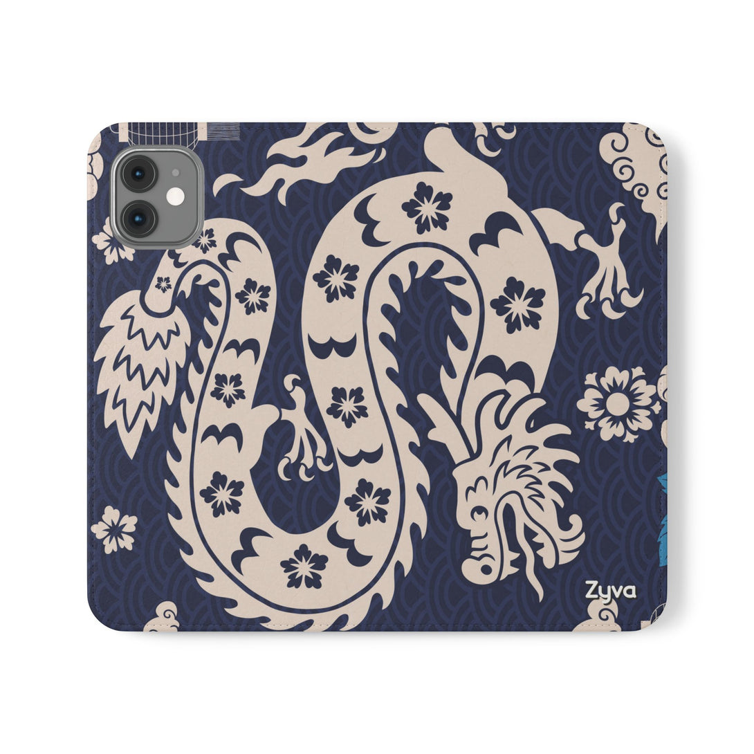 Sakura Serpent Phone Folio Case