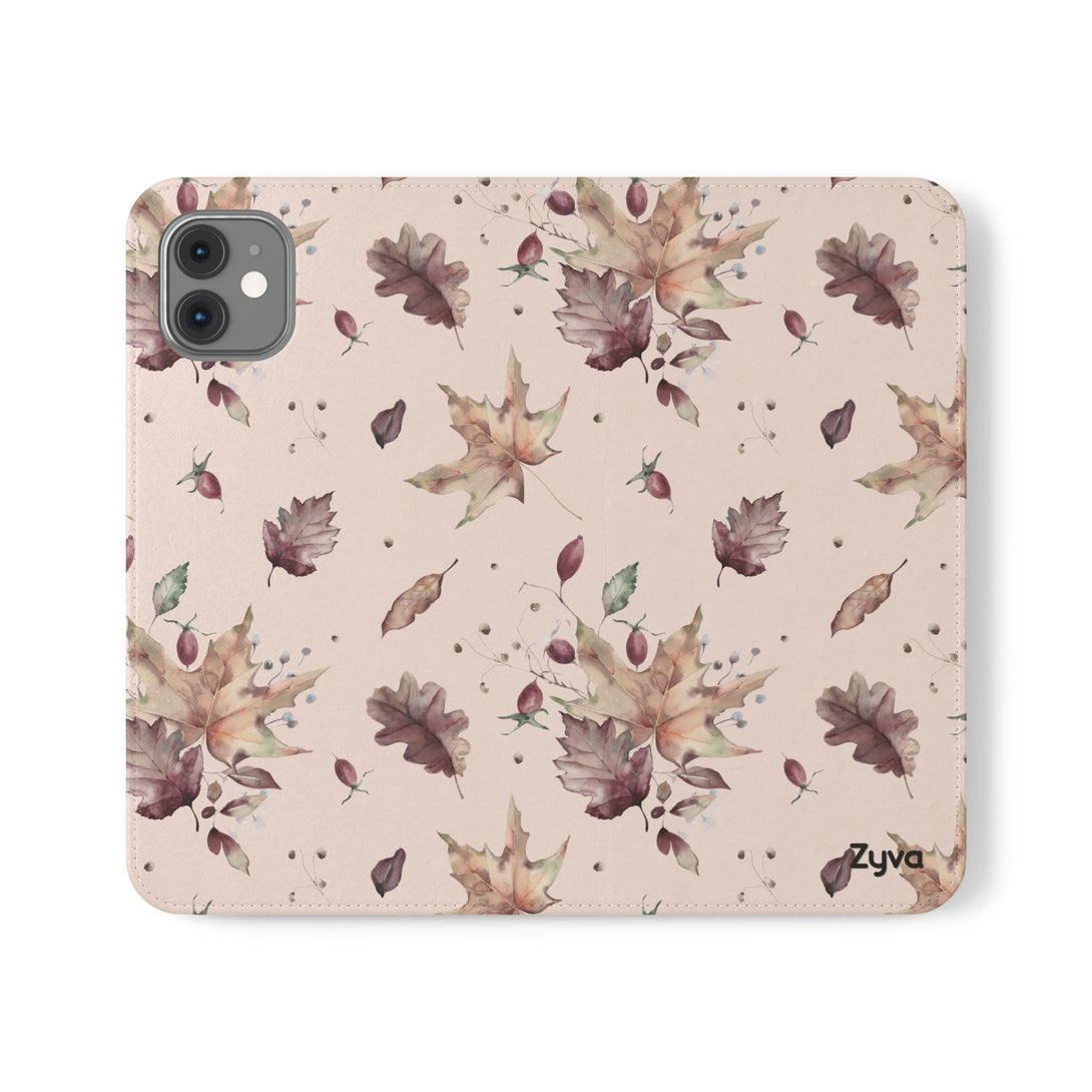 Crimson Crunch Phone Folio Case
