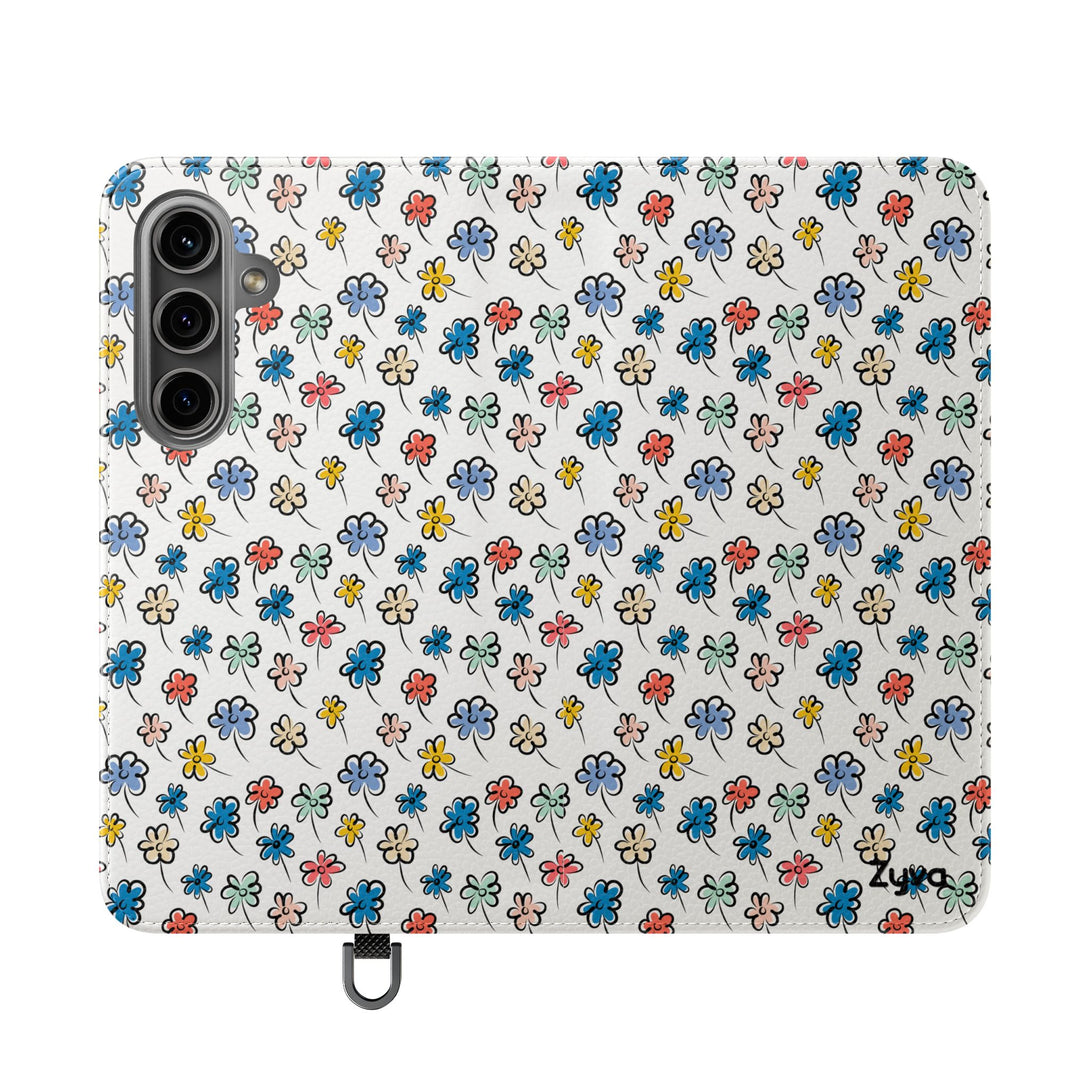 Sunny Scribbles Phone Folio Case