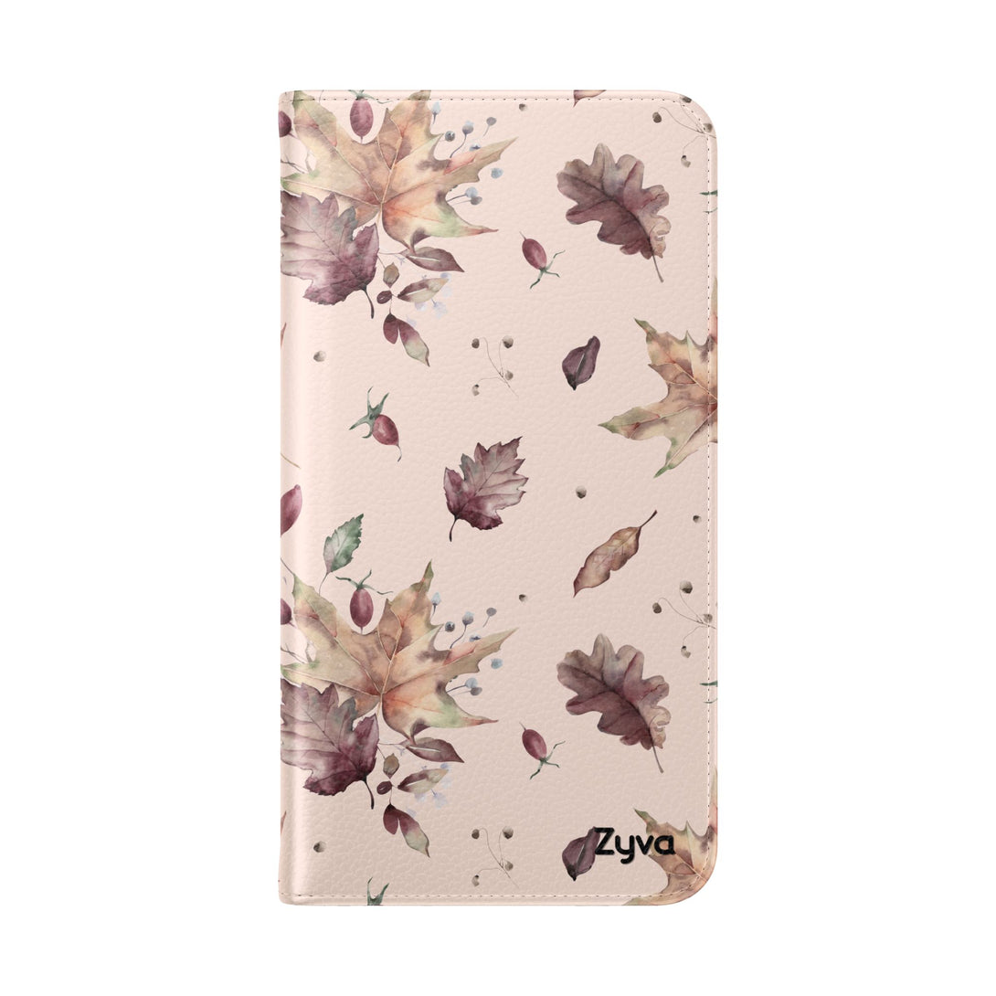 Crimson Crunch Phone Folio Case