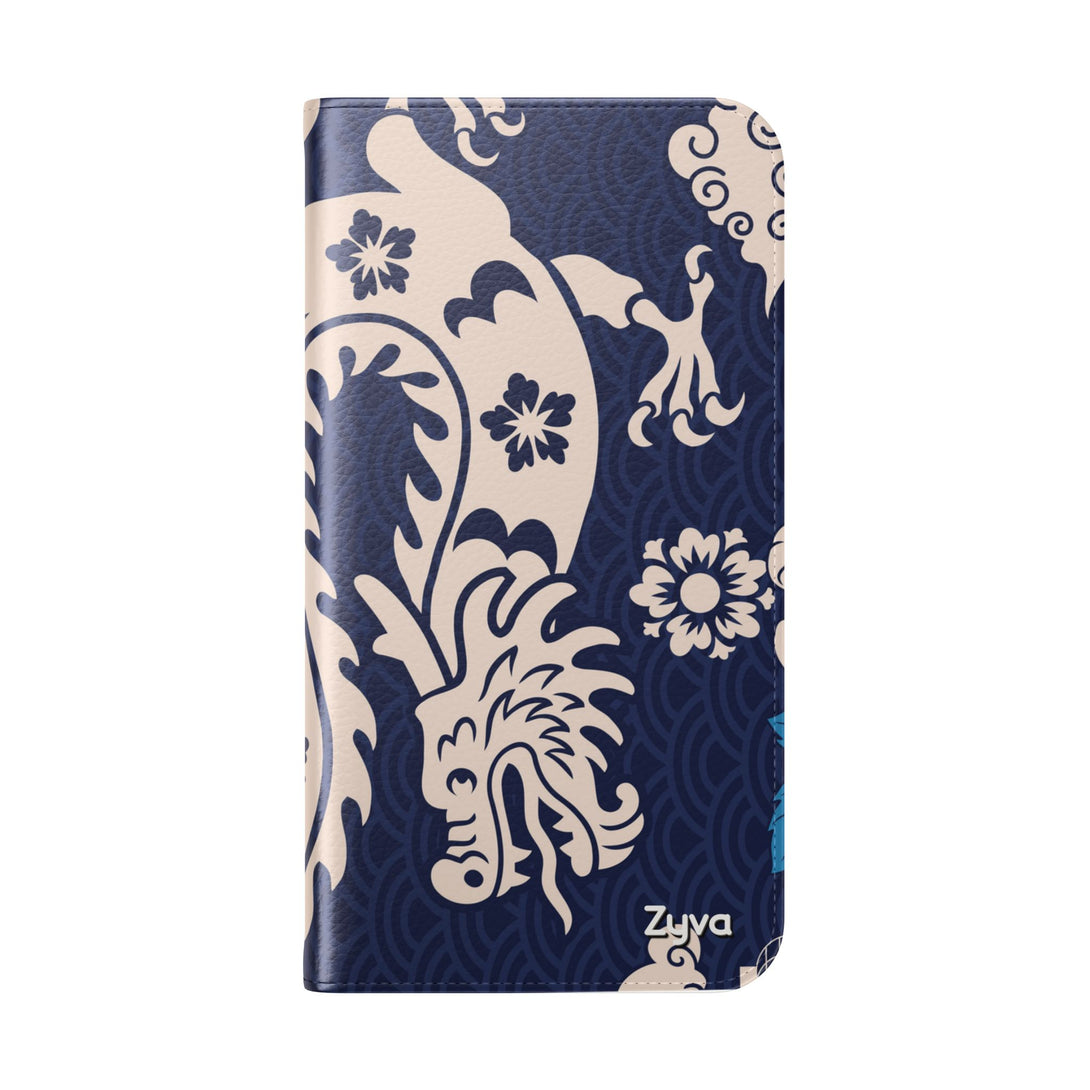 Sakura Serpent Phone Folio Case