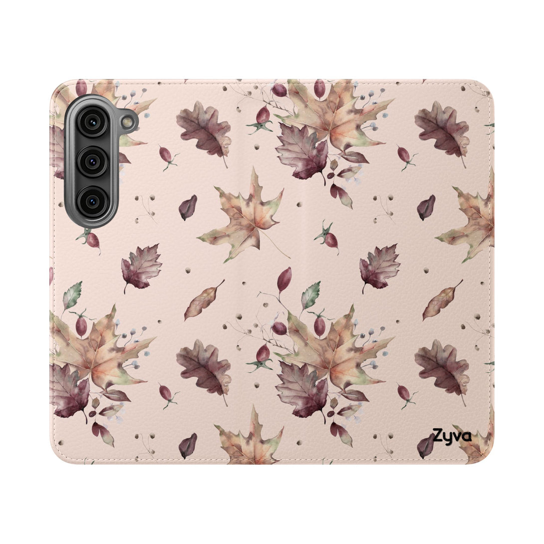 Crimson Crunch Phone Folio Case