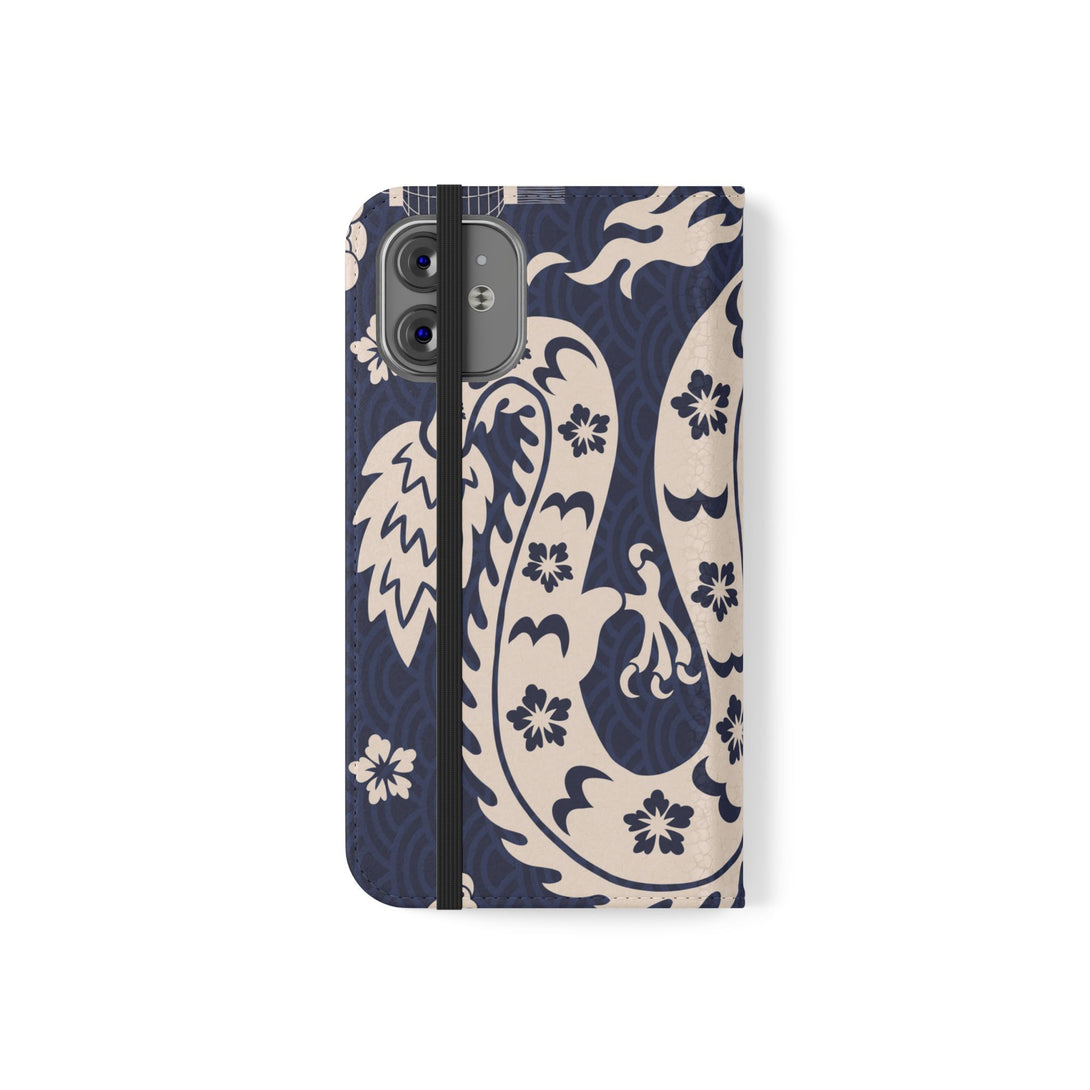 Sakura Serpent Phone Folio Case
