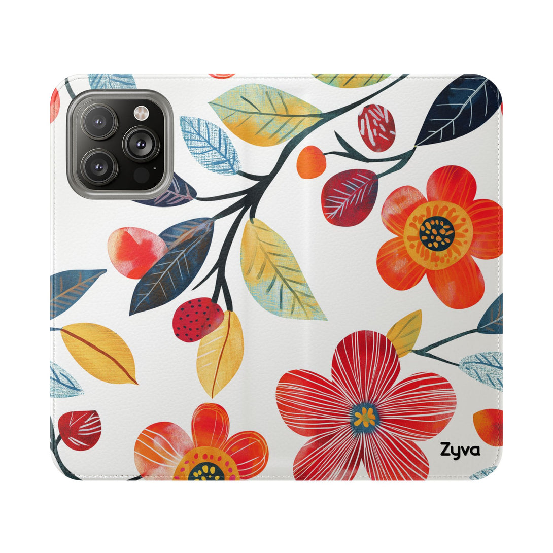 Midnight Tropic Phone Folio Case