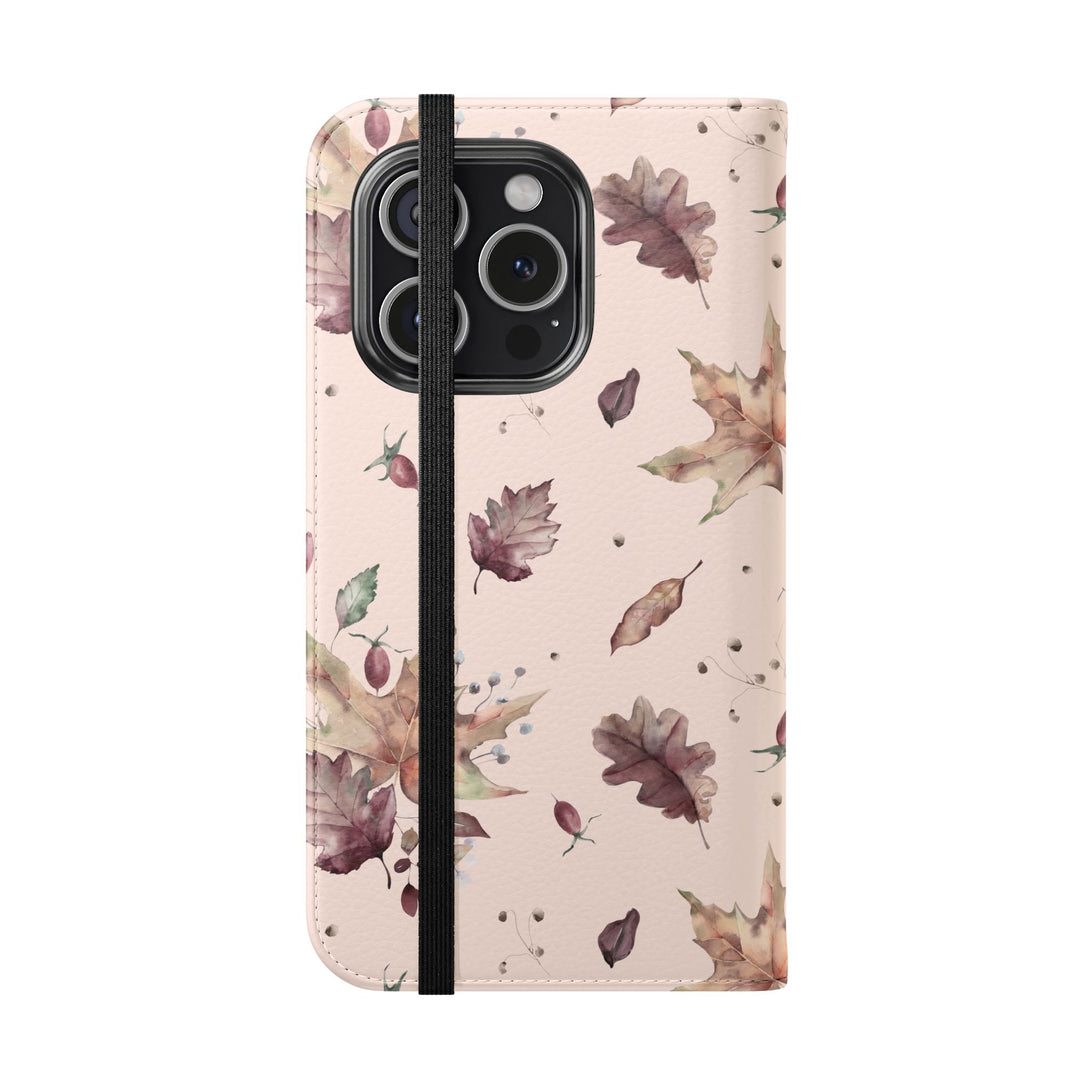 Crimson Crunch Phone Folio Case