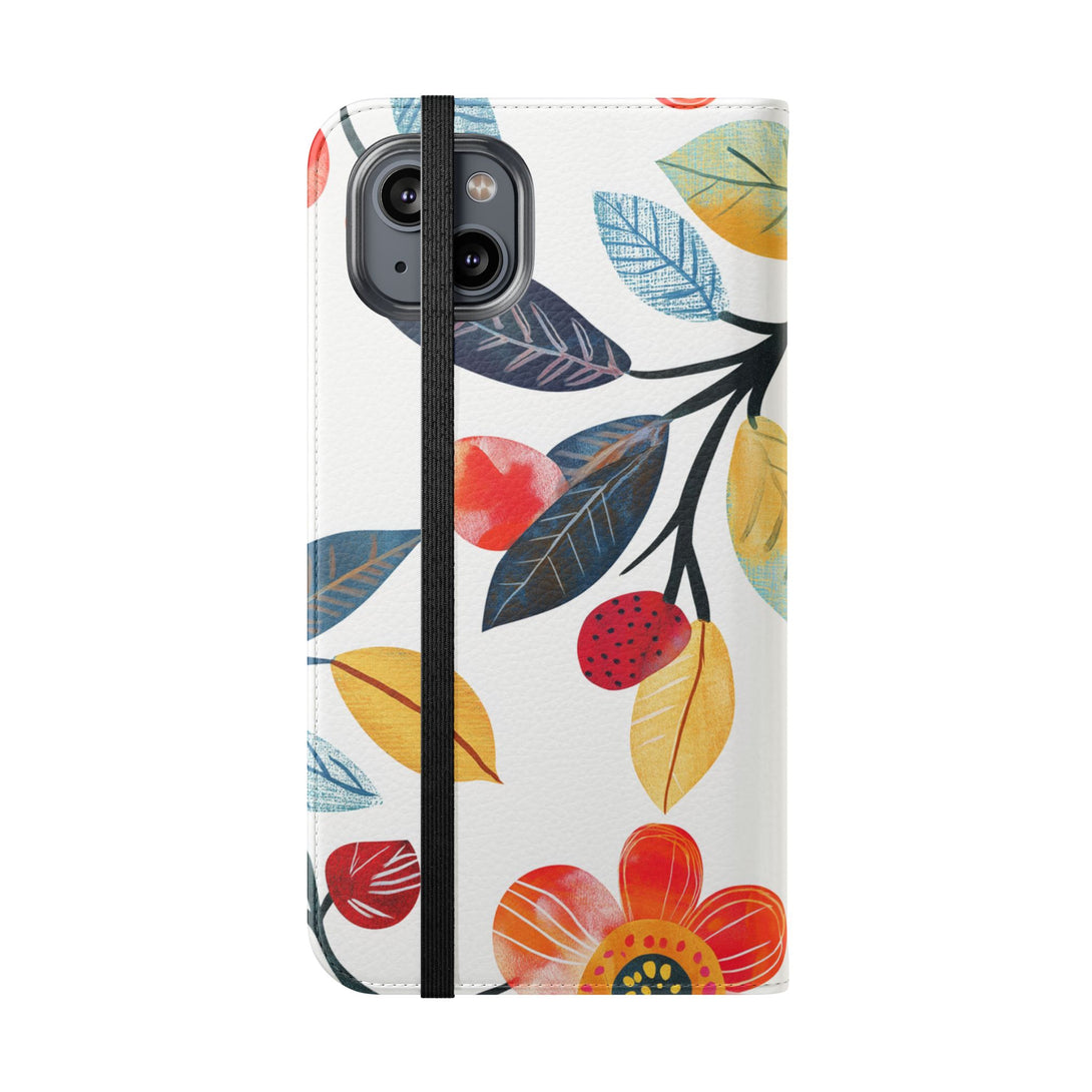 Midnight Tropic Phone Folio Case