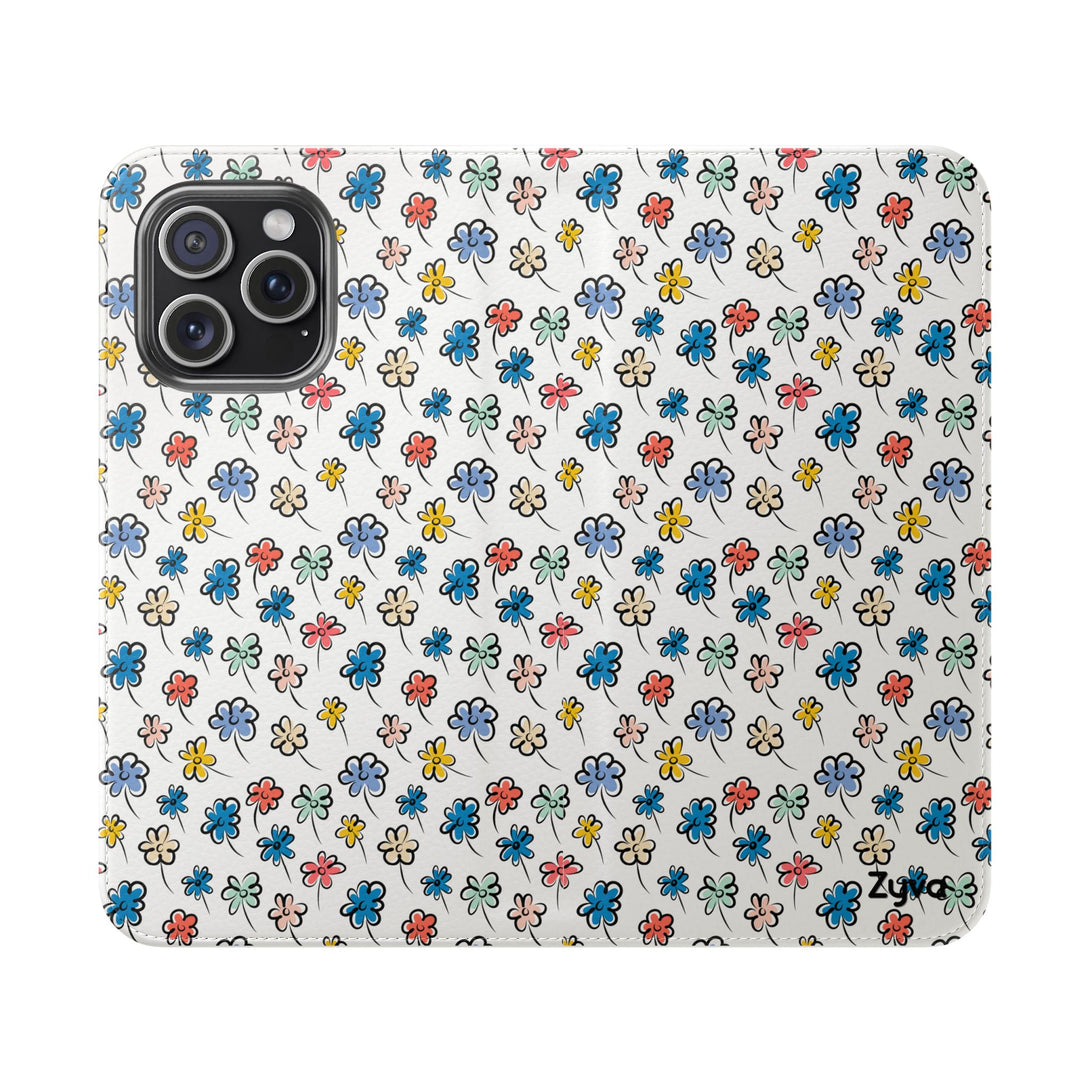 Sunny Scribbles Phone Folio Case
