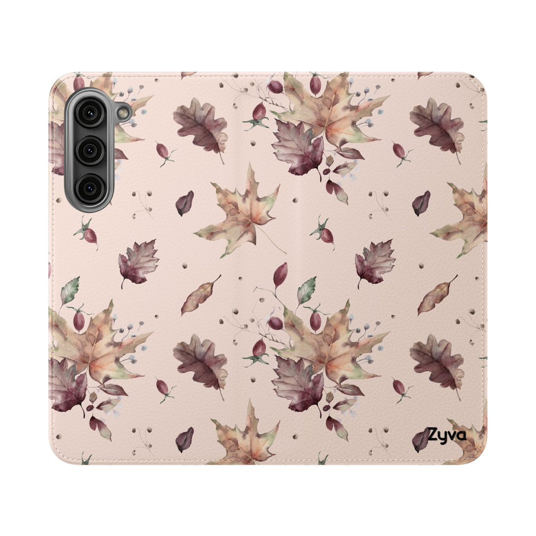Crimson Crunch Phone Folio Case