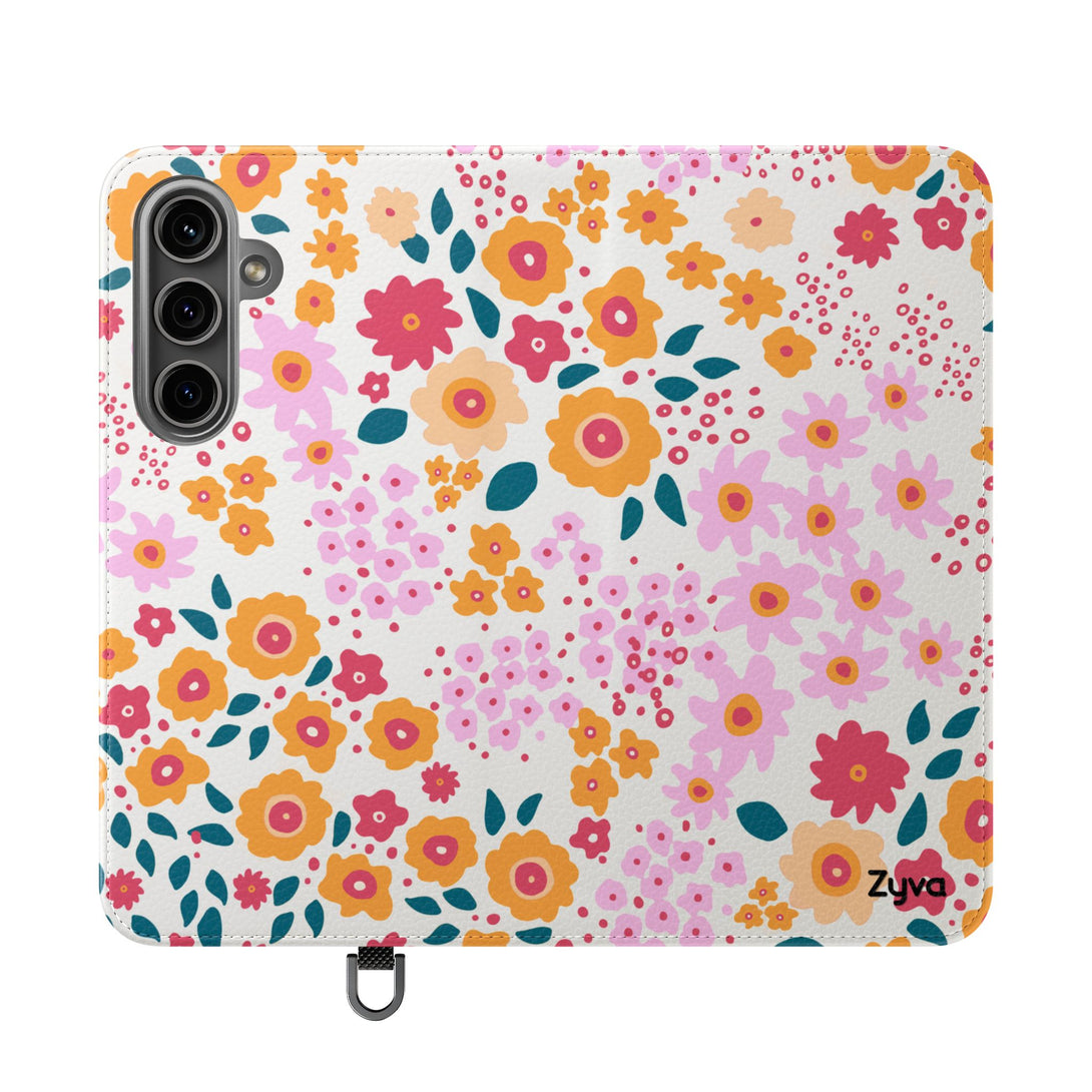 Floral Confetti Phone Folio Case