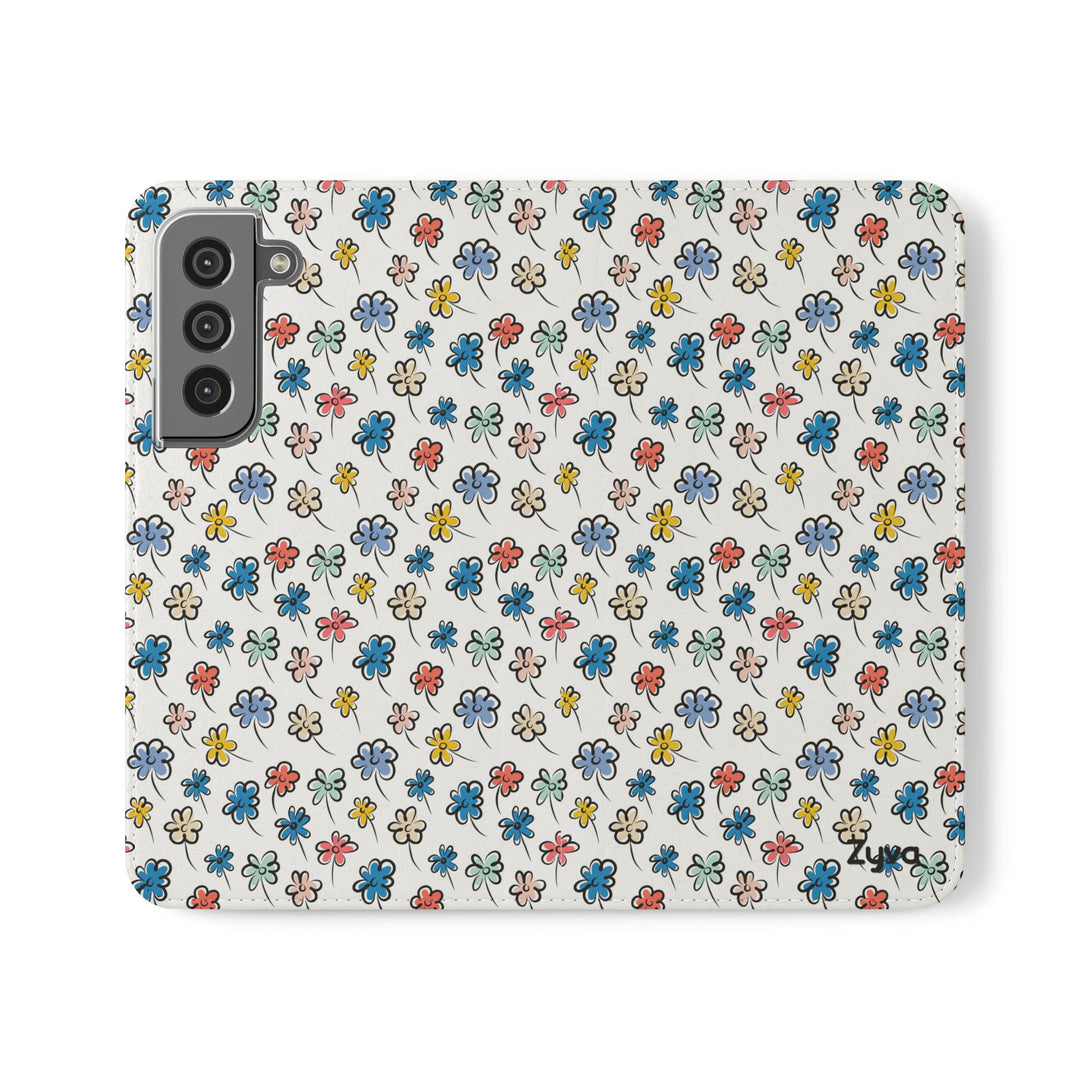 Sunny Scribbles Phone Folio Case