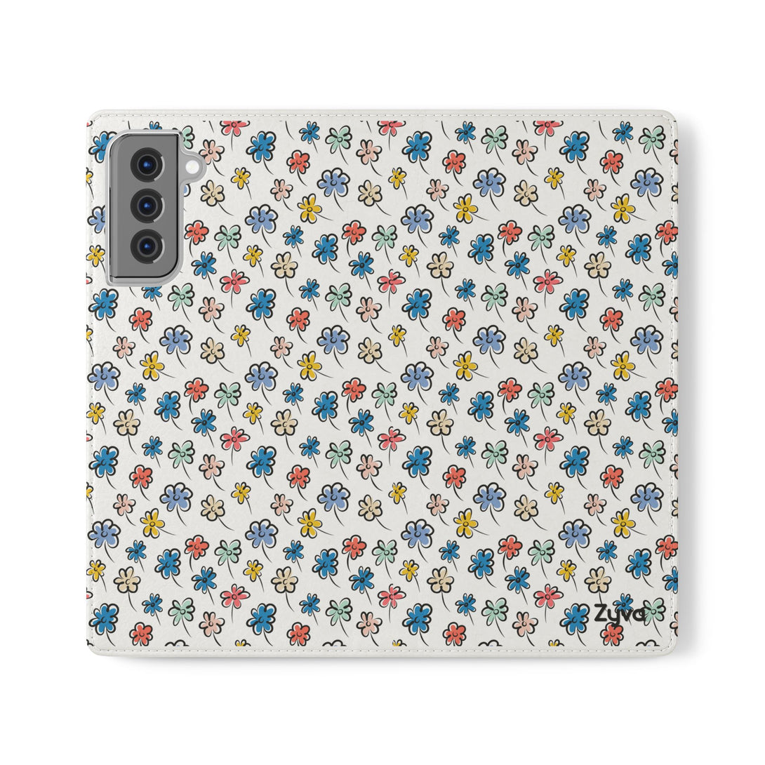 Sunny Scribbles Phone Folio Case