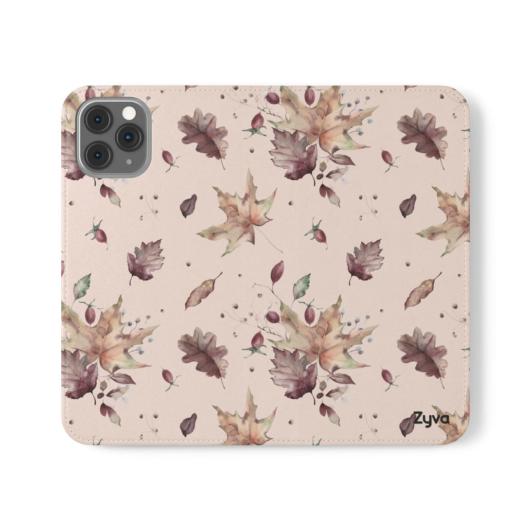 Crimson Crunch Phone Folio Case